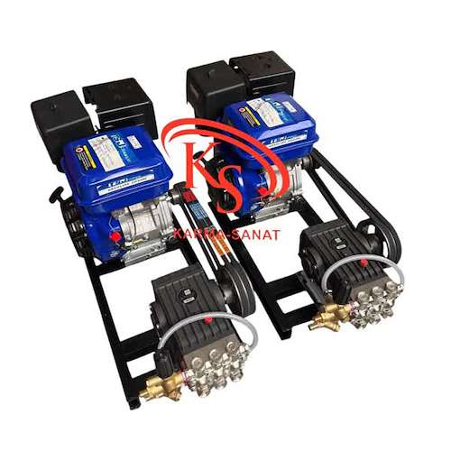 پمپ کارواش 200 بار ایتالیایی موتور 15 اسب بنزینی